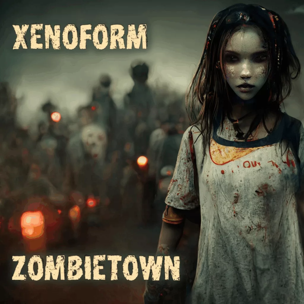 xenoform. .2022. .zombietown cover